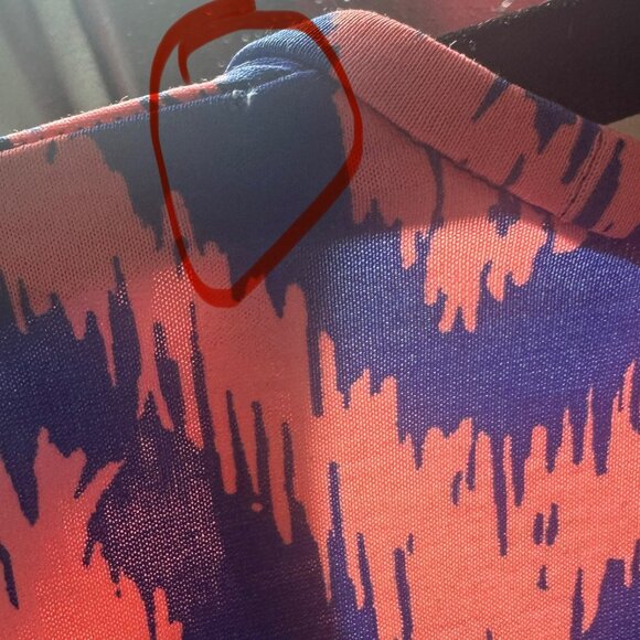 NWOT Lilly Pulitzer Beacon T-shirt Dress Pink and Blue Size XS - Picture 6 of 7